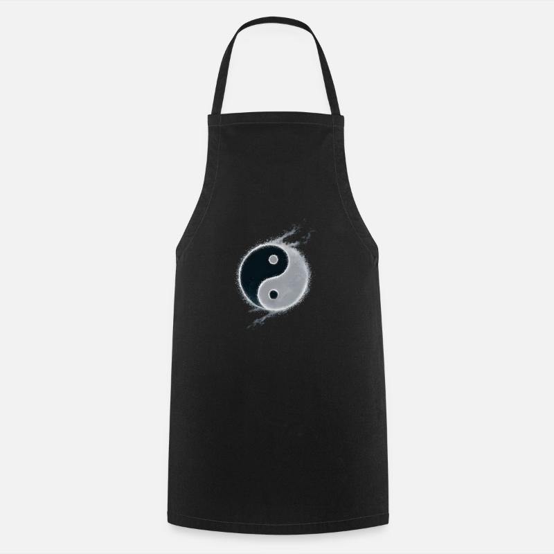 Yin Yang - Tablier de cuisine - noir