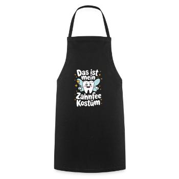 C’est mon costume de fée des dents - Carnaval Carnaval - Tablier de cuisine - noir - Devant - AI Model Male 185 dark (185cm)