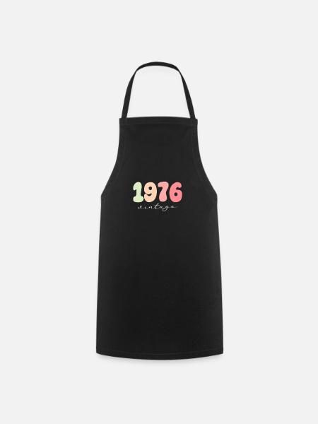 Geburtstag Geburtsjahr 1976 - Kochschürze - Schwarz