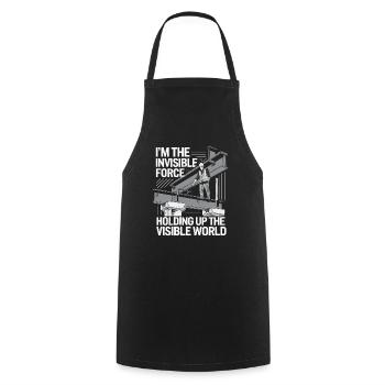 Structural Engineer Job Structural Engineering - Cooking Apron - black - Front - AI Model Male 185 dark (185cm)