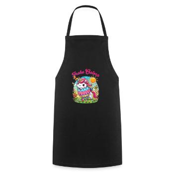 Easter Happy Easter Easter Bunny Easter Egg Spring - Cooking Apron - black - Front - AI Model Male 185 dark (185cm)