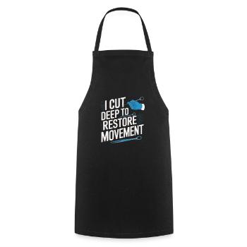 Orthopedic Surgeon Medical Medicine Orthopaedic - Cooking Apron - black - Front - AI Model Male 185 dark (185cm)
