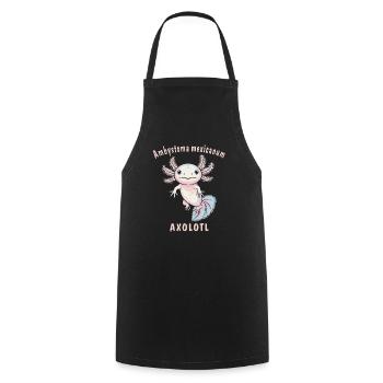 Axolotl.png - Tablier de cuisine - noir - Devant - AI Model Male 185 dark (185cm)