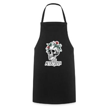 OS LA VIE APRÈS LA MORT - Tablier de cuisine - noir - Devant - AI Model Male 185 dark (185cm)