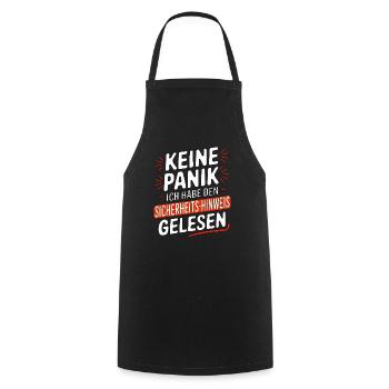 SECURITY - Cooking Apron - black - Front - AI Model Male 185 dark (185cm)