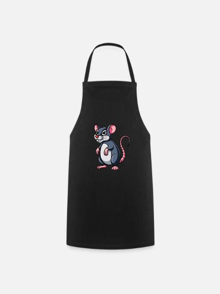 RATTE - Kochschürze - Schwarz