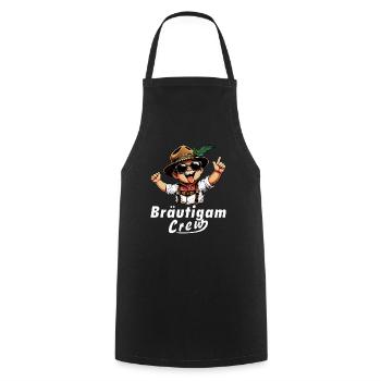 GROOM CREW - Cooking Apron - black - Front - AI Model Male 185 dark (185cm)