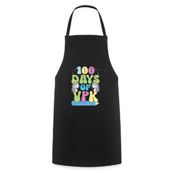 100 jours Vpk - Tablier de cuisine - noir - Devant - AI Model Male 185 dark (185cm)