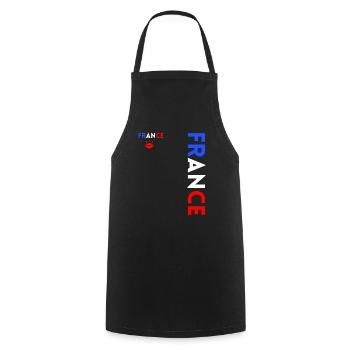 Rugbyspieler Fan Rugby Fan Rugby Frankreich - Kochschürze - Schwarz - Vorne - AI Model Male 185 dark (185cm)