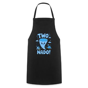 DEUX NADONS - Tablier de cuisine - noir - Devant - AI Model Male 185 dark (185cm)