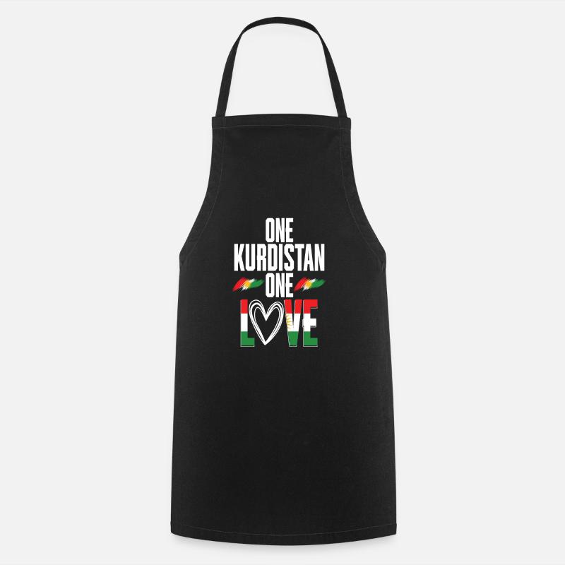 Kurdistan Kurde Kurden - Kochschürze - Schwarz