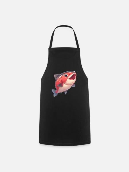 Saumon Saumon - Tablier de cuisine - noir