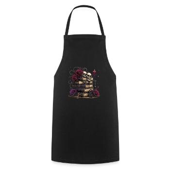 Dark Romance Booktok - Cooking Apron - black - Front - AI Model Male 185 dark (185cm)