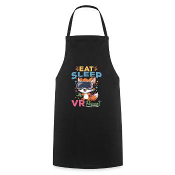 Gaming Fox VR Gamer - Tablier de cuisine - noir - Devant - AI Model Male 185 dark (185cm)