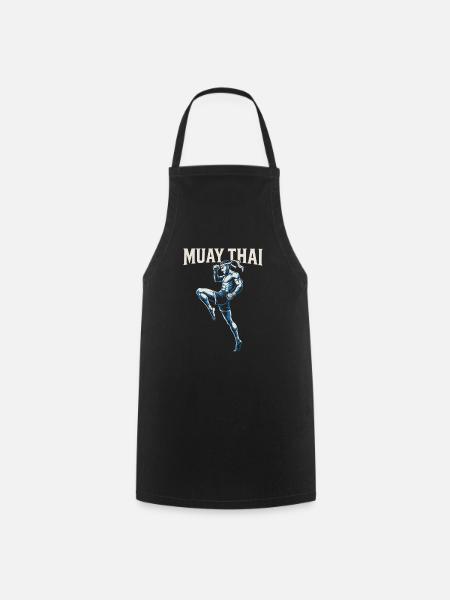 Muay Thai Boxen - Kochschürze - Schwarz