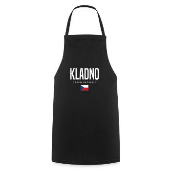 Kladno Tschechien - Kochschürze - Schwarz - Vorne - AI Model Male 185 dark (185cm)