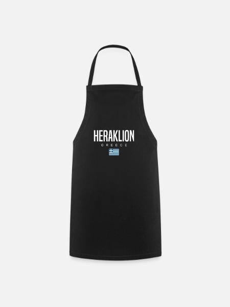 Heraklion Griechenland - Kochschürze - Schwarz
