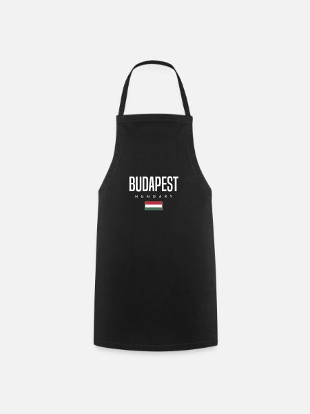 Budapest Ungarn - Kochschürze - Schwarz