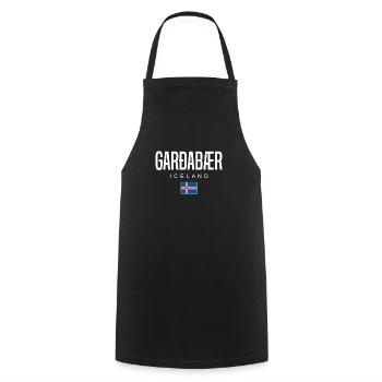 Île de Garðabær - Tablier de cuisine - noir - Devant - AI Model Male 185 dark (185cm)
