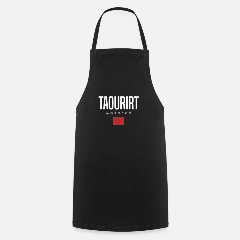 Taourirt, Maroc - Tablier de cuisine - noir