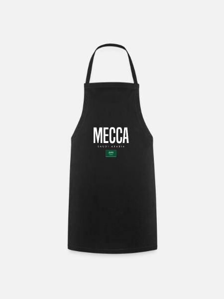 Mecca Saudi-Arabien - Kochschürze - Schwarz