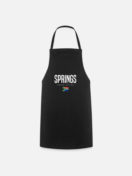 Springs Südafrika - Kochschürze - Schwarz