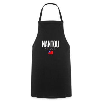 Nantou, Taïwan - Tablier de cuisine - noir - Devant - AI Model Male 185 dark (185cm)
