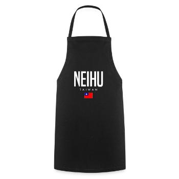 Neihu, Taïwan - Tablier de cuisine - noir - Devant - AI Model Male 185 dark (185cm)