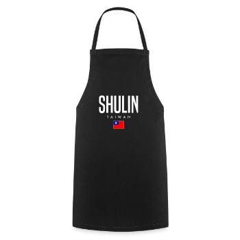 Shulin Taïwan - Tablier de cuisine - noir - Devant - AI Model Male 185 dark (185cm)