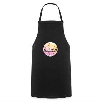 Handball is everything - Cooking Apron - black - Front - AI Model Male 185 dark (185cm)