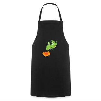 Dragon spits fire Mythical creatures Fairy tale - Cooking Apron - black - Front - AI Model Male 185 dark (185cm)