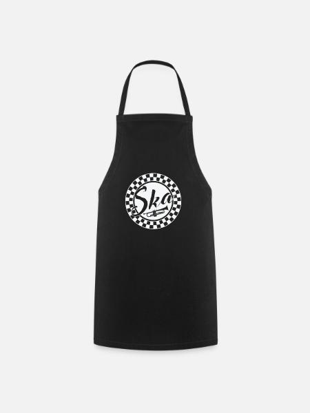 Ska Music Trumpet Swing Jazz Music Style - Cooking Apron - black