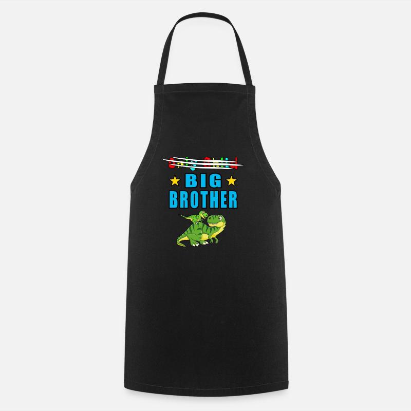 Only Child I'm Going To Be A Big Brother - Cooking Apron - black