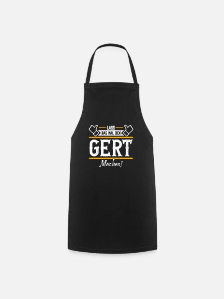 Gert Geschenkidee Geschenk Geburtstag - Kochschürze - Schwarz