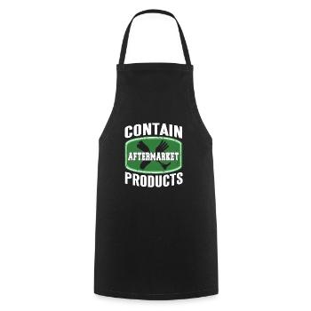 Contain Aftermarket Product Funny Prosthesis - Cooking Apron - black - Front - AI Model Male 185 dark (185cm)