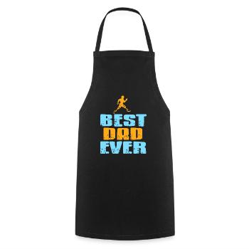 Best DAD Ever Cool Retro Prosthesis Father T-Shirt - Cooking Apron - black - Front - AI Model Male 185 dark (185cm)