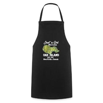 Oak Island / Chasse au trésor Oak Island Mystery - Tablier de cuisine - noir - Devant - AI Model Male 185 dark (185cm)