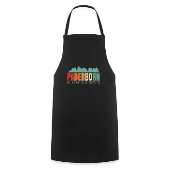 Paderborn - Tablier de cuisine - noir - Devant - AI Model Male 185 dark (185cm)