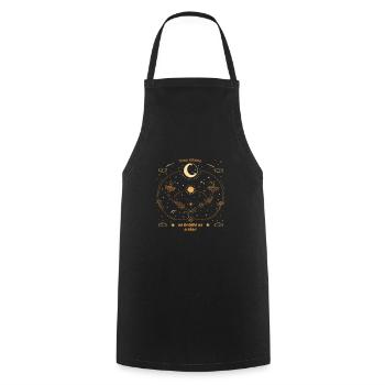 You Shine As Bright As A Star Celestial Astronomy - Kochschürze - Schwarz - Vorne - AI Model Male 185 dark (185cm)