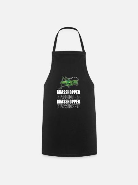 Grashüpfer - Kochschürze - Schwarz