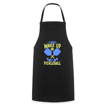 Pickleball Player Pickleball Paddle Pickleball - Kochschürze - Schwarz - Vorne - AI Model Male 185 dark (185cm)