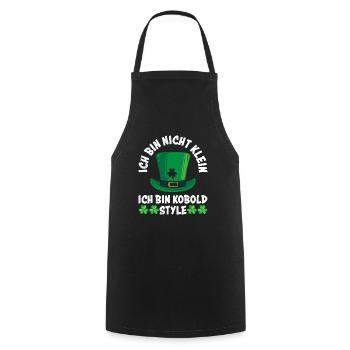 Nicht klein Kobold Größe St Patrick’s Day - Kochschürze - Schwarz - Vorne - AI Model Male 185 dark (185cm)