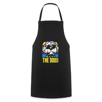 The Dood Doodle Labradoodle Goldendoodle - Cooking Apron - black - Front - AI Model Male 185 dark (185cm)