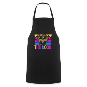 The Dood Doodle Labradoodle Goldendoodle - Cooking Apron - black - Front - AI Model Male 185 dark (185cm)