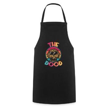 The Dood Doodle Labradoodle Goldendoodle - Cooking Apron - black - Front - AI Model Male 185 dark (185cm)
