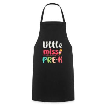 Miss Pre K Kindergarten Vorschule Einschulung - Kochschürze - Schwarz - Vorne - AI Model Male 185 dark (185cm)