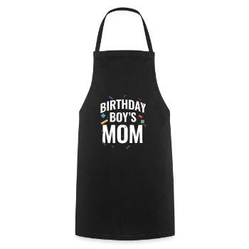 Mère du garçon d’anniversaire Bauklötze - Tablier de cuisine - noir - Devant - AI Model Male 185 dark (185cm)