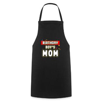 Mère du garçon d’anniversaire Bauklötze - Tablier de cuisine - noir - Devant - AI Model Male 185 dark (185cm)