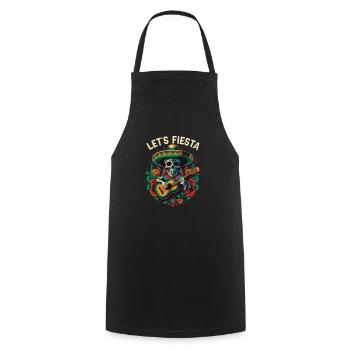 Let's Fiesta Cinco De Mayo Mexican Pride Mexico - Kochschürze - Schwarz - Vorne - AI Model Male 185 dark (185cm)
