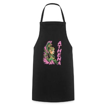 ATHENA Cool Retro Greek God Mythological Designs - Tablier de cuisine - noir - Devant - AI Model Male 185 dark (185cm)
